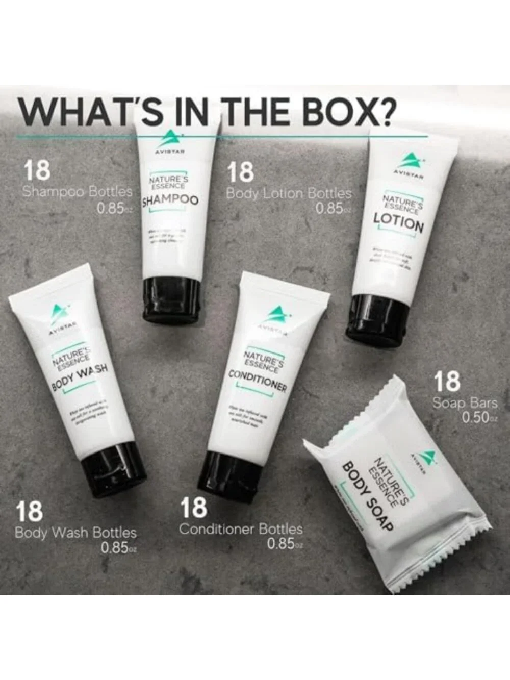 90-Piece Travel Toiletries Set - Mini Hotel Soaps, Shampoo & Conditioner for BnB